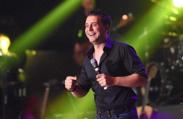 Борето Дали спял с озвучителя си. Снимка: Булфото