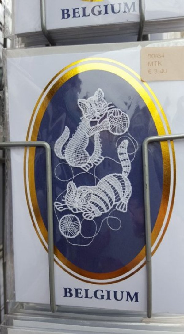 Картичка от дантела. Снимка: Dnes.bg