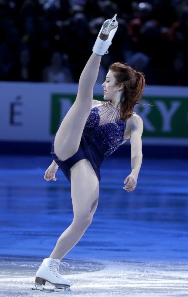 Американката Ашли Вагнер представя своята програма по време на гала спектакъла в Бостън. Снимка: БТА