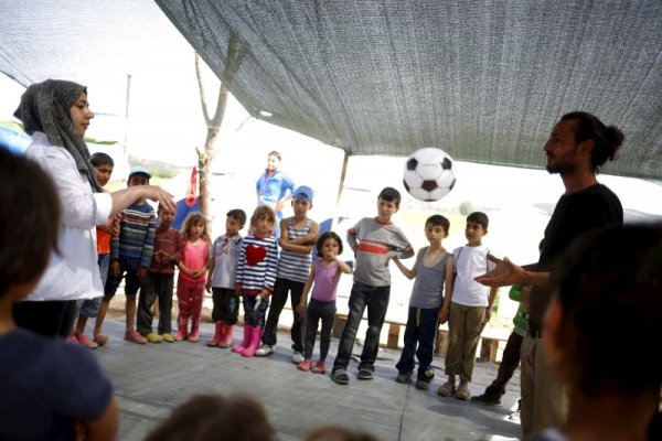 Лагерът в Идомени през последните дни. Снимка: Стоян Ненов, Reuters
