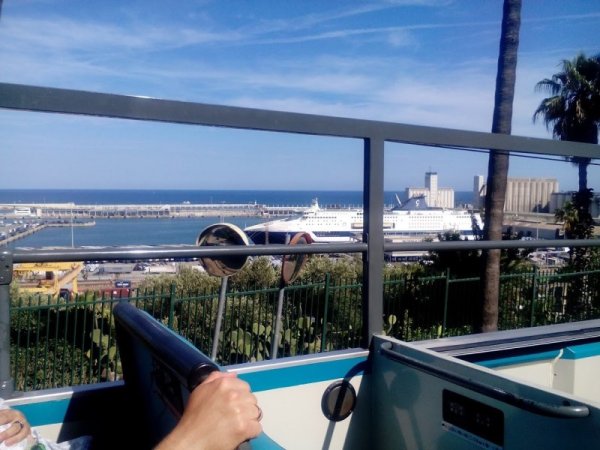 Поглед от туристическото автобусче в Барселона. Снимка: Видка Атанасова