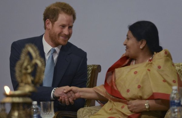 Непал - Парламентът избра през 2015 г. комунистката Бидхя Деви Бхандари за президент. Тя е първата жена на този пост в Непал Снимка: Reuters