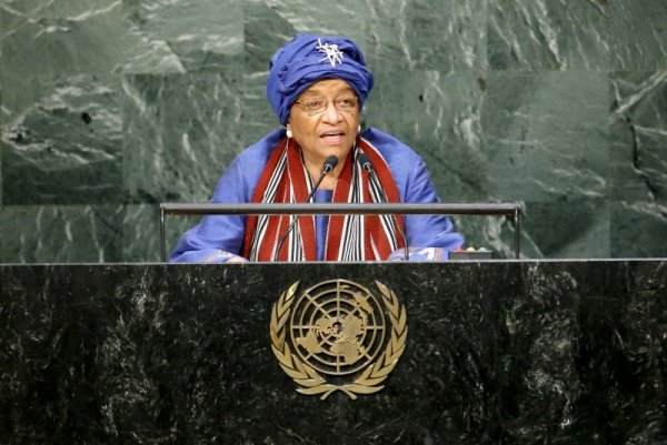 Либерия - Елън Джонсън-Сърлийф стана първата президентка на страната през ноември 2005 г. Тя беше преизбрана през 2011 г. за втори 6-годишен мандат Снимка: Reuters