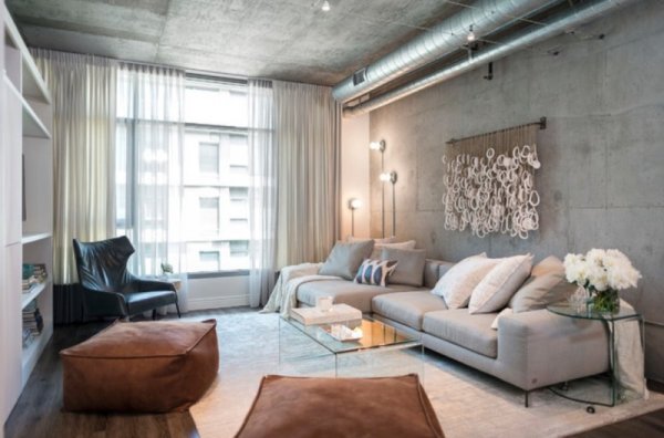 Студени, но атрактивни стени. Снимка: Riley Jamison, houzz.com