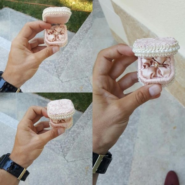 Месечков крие бъдещата си жена. Снимка: Facebook