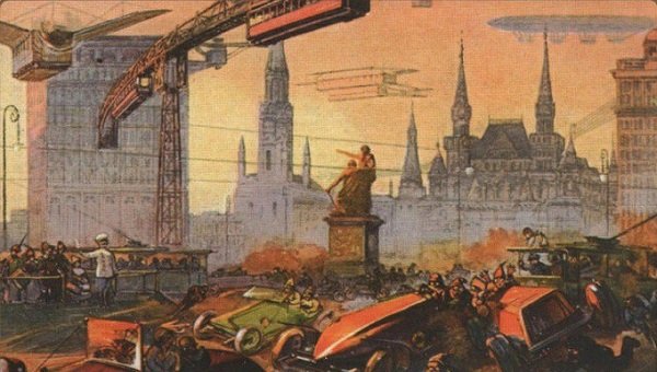 &nbsp;Град на бъдещето, трафик;&nbsp;Снимка: Ofigenno