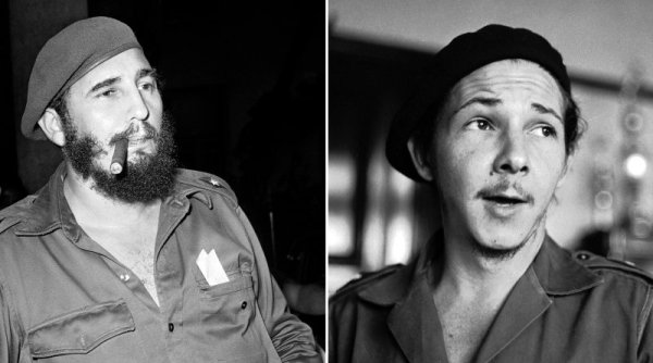 Братята Кастро през 1961 година &ndash; 2 години след революцията. Снимка: БТА