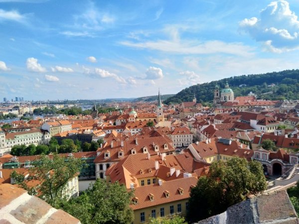 Панорама от Пражкия замък