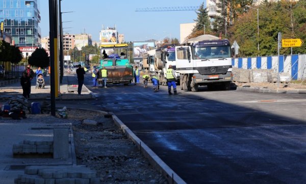 До 20 ноември ще бъде пуснато движението по булевард &quot;Тодор Каблешков&quot; в София. Снимка: БГНЕС