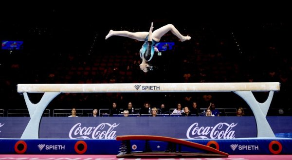 Още кадри от европейското по спортна гимнастика. Снимка: БГНЕС