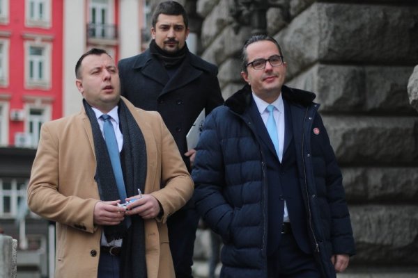 Партия &quot;Възраждане&quot; се регистрира в Централната избирателна комисия за изборите на 2 април. Снимка: Димитър Кьосемарлиев, Dnes.bg