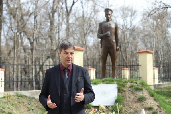 България отбеляза 151-годишнината от рождението на полк. Борис Дрангов във Военната академия &quot;Г.С.Раковски&quot;. Снимка: БГНЕС