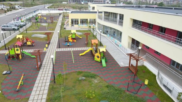 Още кадри от новата детска градина в столицата. Снимка: БГНЕС