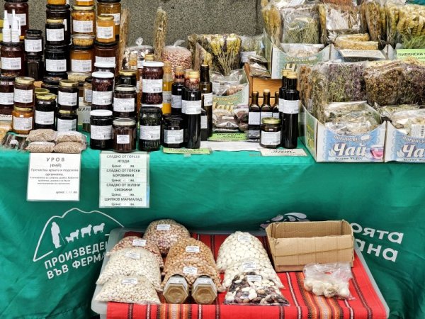 Фермерски фестивал се провежда пред Mинистерство на земеделието и храните. Снимка: БГНЕС