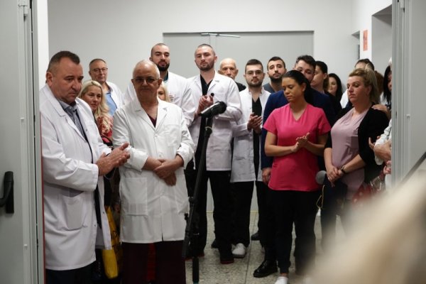 Официално бе открита напълно ремонтираната Клиника по урология в УМБАЛСМ &quot;Н. И. Пирогов&quot;. Снимка: БГНЕС
