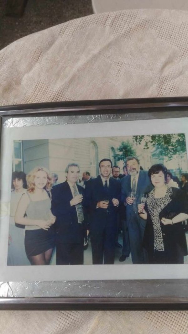 С президента Петър Стоянов в Министерския съвет. Снимка: Личен архив