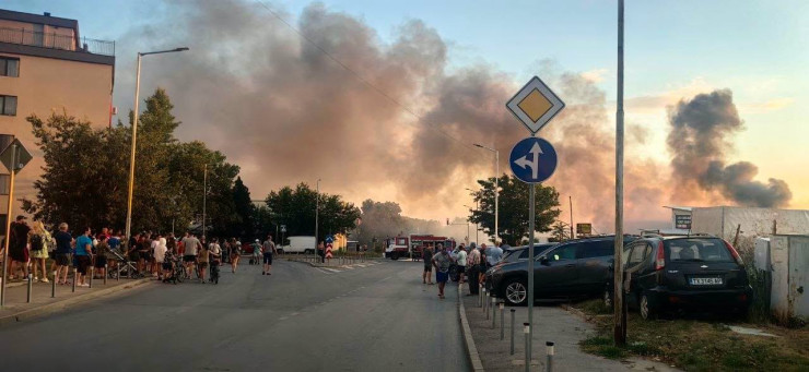 пожар в